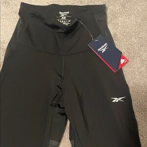Reebok Jet Black Performance Leggings